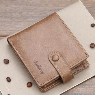 Small men's wallet with a clasp BAELLERRY D1305 Brown Small men's wallet with a clasp BAELLERRY D1305 Brown
